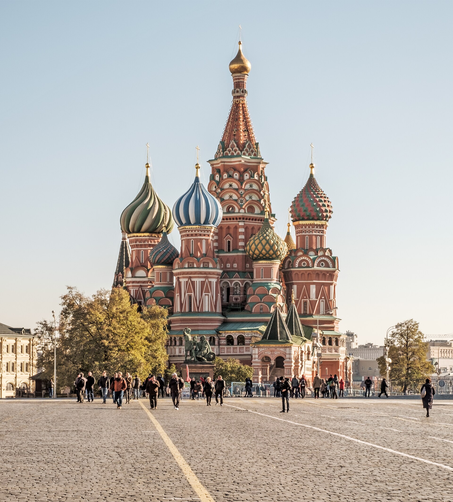 Красная площадь и собор Василия Блаженного — купить гольфкар в Москве
